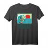 Holualoa Hawaii Vintage Surfer & Wave Retro Graphic T-Shirt – Perfektes Souvenir & Geschenk für Surfer, Beach Lovers & Hawaii-Fans