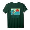 Holualoa Hawaii Vintage Surfer & Wave Retro Graphic T-Shirt – Perfektes Souvenir & Geschenk für Surfer, Beach Lovers & Hawaii-Fans