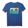 Holualoa Hawaii Vintage Surfer & Wave Retro Graphic T-Shirt – Perfektes Souvenir & Geschenk für Surfer, Beach Lovers & Hawaii-Fans