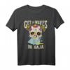 Get Your Waves In Baja Surf Design Surfer Beach Wave Skull T-Shirt – Perfekt für Strandpartys & Wassersport Fans als Geschenk für den Sommerurlaub