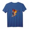 Herren Vintage Surfer Silhouette | Wellenreiten Welle Motiv Surfen T-Shirt – Perfekt als Geschenk zu Weihnachten & Geburtstag