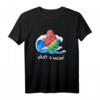 Lustiges Wassermelone Surfer T-Shirt - Wellenreiten & Wassersport Geschenk für Surfer & Melonenliebhaber