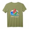Lustiges Wassermelone Surfer T-Shirt - Wellenreiten & Wassersport Geschenk für Surfer & Melonenliebhaber