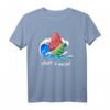 Lustiges Wassermelone Surfer T-Shirt - Wellenreiten & Wassersport Geschenk für Surfer & Melonenliebhaber