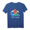 Lustiges Wassermelone Surfer T-Shirt - Wellenreiten & Wassersport Geschenk für Surfer & Melonenliebhaber