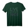 Live Love WCS Lustiger Westküsten-Swing-Tänzer T-Shirt – Perfektes Geschenk für Lindy Hop & Swing Fans