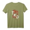TKD Drachen Taekwondo T-Shirt – Klassisch geschnitten, doppelt genähter Saum für Langlebigkeit