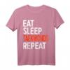 EAT SLEEP Taekwondo Repeat T-Shirt - Lustiges Sport Geschenk für Herren, Damen & Kinder, Perfekt für Geburtstage & Weihnachten