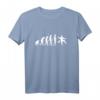 Evolution Tai-Chi T-Shirt – Originelles Design mit Silhouetten der menschlichen Evolution, perfekt als Geschenk zu Weihnachten, Geburtstag oder Valentinstag