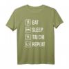 Eat, Sleep, Tai Chi, Repeat T-Shirt – Perfektes Geschenk für Tai Chi Liebhaber, Sport- und Wellness-Fans