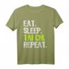 Eat Sleep Tai Chi Repeat Funny Taichi Chuan Gift T-Shirt – Humorvolles Martial Arts T-Shirt für Tai Chi & Taoismus Fans