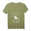 Lustiges Damen Tai Chi T-Shirt mit V-Ausschnitt – Humorvolles Kampfsport-Shirt für Anfänger, Lehrer & Liebhaber
