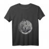 Damen Eule Yin Yang Tai Chi T-Shirt mit V-Ausschnitt – Spirituelle Yoga und Meditations Kleidung