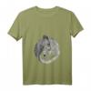 Damen Eule Yin Yang Tai Chi T-Shirt mit V-Ausschnitt – Spirituelle Yoga und Meditations Kleidung