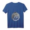 Damen Eule Yin Yang Tai Chi T-Shirt mit V-Ausschnitt – Spirituelle Yoga und Meditations Kleidung