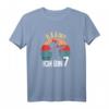 Mädchen Tanzen Bääm Ich bin 7 Jahre Dab Geburtstag T-Shirt - Lustiges Party-Shirt für kleine Tänzerinnen zum Kindergeburtstag