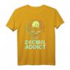 Dezibel Süchtig Schädel Musik DJ Party Disco Club Tanzen T-Shirt – Perfektes Geschenk für Musik- und Partyliebhaber zu Weihnachten, Geburtstag & Jubiläum