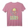Dezibel Süchtig Schädel Musik DJ Party Disco Club Tanzen T-Shirt – Perfektes Geschenk für Musik- und Partyliebhaber zu Weihnachten, Geburtstag & Jubiläum