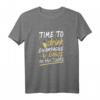 Damen 'Time To Drink Champagne & Dance' T-Shirt – Perfekt für JGA, Party & Feiern, Geschenkidee für Frauen