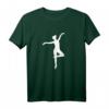 Tanzen Ballerina T-Shirt für Frauen - Klassisch geschnitten, doppelt genähter Saum, perfekt für Ballett und Bühne