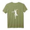 Tanzen Ballerina T-Shirt für Frauen - Klassisch geschnitten, doppelt genähter Saum, perfekt für Ballett und Bühne