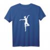 Tanzen Ballerina T-Shirt für Frauen - Klassisch geschnitten, doppelt genähter Saum, perfekt für Ballett und Bühne