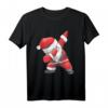 Funny Dabbing Santa Christmas T-Shirt - Lustiges Weihnachts-Dab Tanz Motiv für Kinder und Erwachsene, Perfektes Geschenk für Weihnachten & Familienfeiern