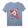 Funny Dabbing Santa Christmas T-Shirt - Lustiges Weihnachts-Dab Tanz Motiv für Kinder und Erwachsene, Perfektes Geschenk für Weihnachten & Familienfeiern