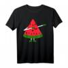 Lustiges Wassermelonen T-Shirt Dabbing Tanz Obst Vitamine - Perfektes Sommer- und Geschenkshirt für Humor und gute Laune