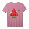 Lustiges Wassermelonen T-Shirt Dabbing Tanz Obst Vitamine - Perfektes Sommer- und Geschenkshirt für Humor und gute Laune