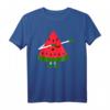 Lustiges Wassermelonen T-Shirt Dabbing Tanz Obst Vitamine - Perfektes Sommer- und Geschenkshirt für Humor und gute Laune