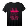 Lustiges Flamingo T-Shirt | Lass Uns Tanzen für 80er Partys, Partyurlaub & Biershirt