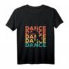 Damen Retro Vintage Tanzen Dance Geschenk mit V-Ausschnitt - Perfekt für Tänzerinnen, Birthday & Weihnachtsgeschenk im 70er & 80er Stil