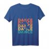 Damen Retro Vintage Tanzen Dance Geschenk mit V-Ausschnitt - Perfekt für Tänzerinnen, Birthday & Weihnachtsgeschenk im 70er & 80er Stil