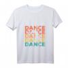 Damen Retro Vintage Tanzen Dance Geschenk mit V-Ausschnitt - Perfekt für Tänzerinnen, Birthday & Weihnachtsgeschenk im 70er & 80er Stil