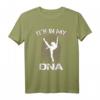 Niedliches Ballett seine in meine DNA Ballerina Tänzer T-Shirt - Lustiges Hunde-Geschenk für Hundeliebhaber, Weihnachten & Geburtstag