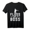 Cooles Floss Like A Boss Zahnseide Tanz Kids T-Shirt – Perfekt für Weihnachten, Floss Dance Liebhaber & Gamer