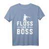 Cooles Floss Like A Boss Zahnseide Tanz Kids T-Shirt – Perfekt für Weihnachten, Floss Dance Liebhaber & Gamer