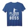 Cooles Floss Like A Boss Zahnseide Tanz Kids T-Shirt – Perfekt für Weihnachten, Floss Dance Liebhaber & Gamer