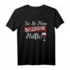 Sie Ist Meine Bessere Besoffene Hälfte Wein Party Partner T-Shirt - Lustiges Geschenk für Wein- und Bierliebhaber bei Feiern, Tanzen und Saufen