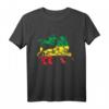 Lion Of Judah Jamaica Rasta T-Shirt – Farben der jamaikanischen Flagge, für Liebe, Frieden & Reggae-Party, perfekt für Rastafari-Kultur & Dreadlocks