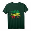 Lion Of Judah Jamaica Rasta T-Shirt – Farben der jamaikanischen Flagge, für Liebe, Frieden & Reggae-Party, perfekt für Rastafari-Kultur & Dreadlocks