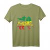 Lion Of Judah Jamaica Rasta T-Shirt – Farben der jamaikanischen Flagge, für Liebe, Frieden & Reggae-Party, perfekt für Rastafari-Kultur & Dreadlocks