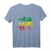 Lion Of Judah Jamaica Rasta T-Shirt – Farben der jamaikanischen Flagge, für Liebe, Frieden & Reggae-Party, perfekt für Rastafari-Kultur & Dreadlocks