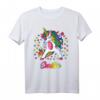 Emilia Personalisierter Name Einhorn Mädchen Geschenk T-Shirt - Perfekt für Geburtstag, Party & Geburtstagsfeier