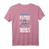 Floss Like A Boss Tanz & Back Humor T-Shirt – Lustiges Geschenk für Freunde, Familie, Mutter & Oma