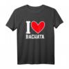 I Love Bachata Love Bachata Love Bachata Tänzer T-Shirt – Perfektes Geschenk für Bachata-Tänzer, Lehrer & Liebhaber