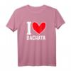 I Love Bachata Love Bachata Love Bachata Tänzer T-Shirt – Perfektes Geschenk für Bachata-Tänzer, Lehrer & Liebhaber