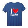 I Love Bachata Love Bachata Love Bachata Tänzer T-Shirt – Perfektes Geschenk für Bachata-Tänzer, Lehrer & Liebhaber