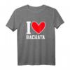 I Love Bachata Love Bachata Love Bachata Tänzer T-Shirt – Perfektes Geschenk für Bachata-Tänzer, Lehrer & Liebhaber